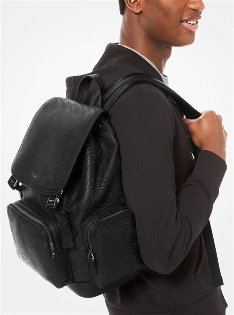 backpack michael kors men|Michael Kors men's leather backpack.